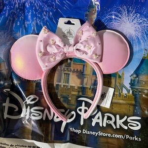 Disney Minnie Mouse Ears Pink pearled